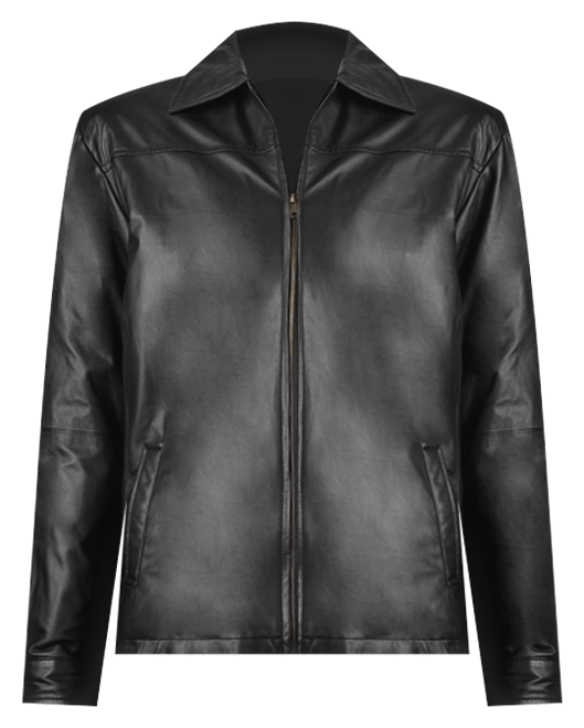 Big & Tall Excelled New Zealand Lamb Leather Open-Bottom Jacket