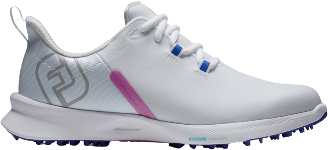 FootJoy Women's Fuel Sport Golf Shoes White/Pink 90127