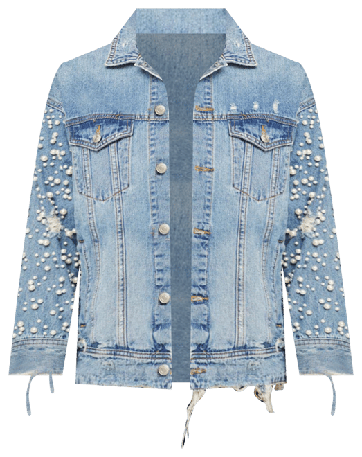 Sunset & Spring Embellished Denim Jacket - 100% Exclusive