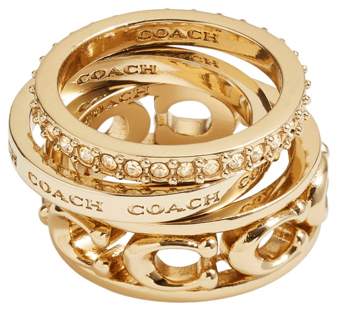 Signature Openwork Ring Set, 3 Pieces