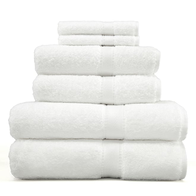 Terry Towel Combination 6pc Set White - Linum Home Textiles : Target