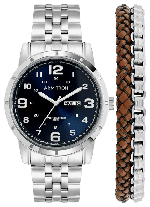 ***Brand New Never purchases Used*** Armitron Men's Stainless Steel Solar Watch - 20/5289N