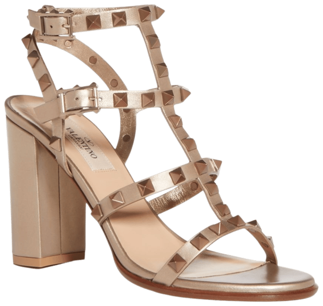 Valentino low cheap heel sandal