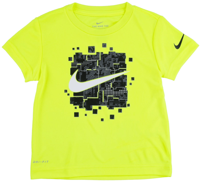 Yellow nike hot sale shirt toddler