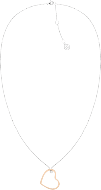 Open Heart Crystal Necklace