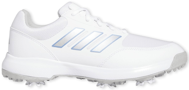 adidas Women's Tech Response 3.0 Golf Shoes - White Silver Blue Fusion / 6.5 / Medium