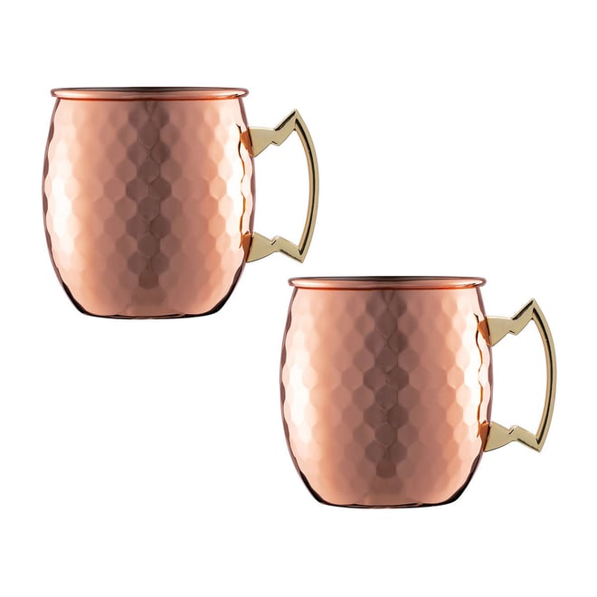 20 Oz Hammered Copper Moscow Mule Mugs, Set Of 2 – Cambridge Silversmiths®