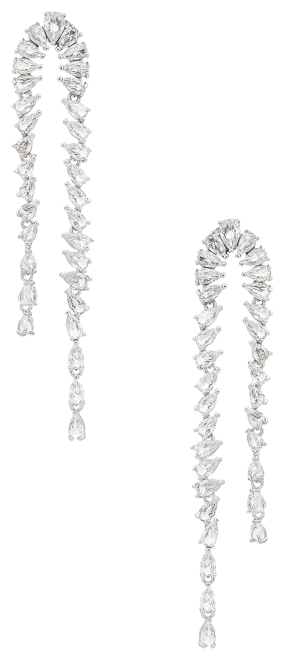 Pear Diamond Drop Earring
