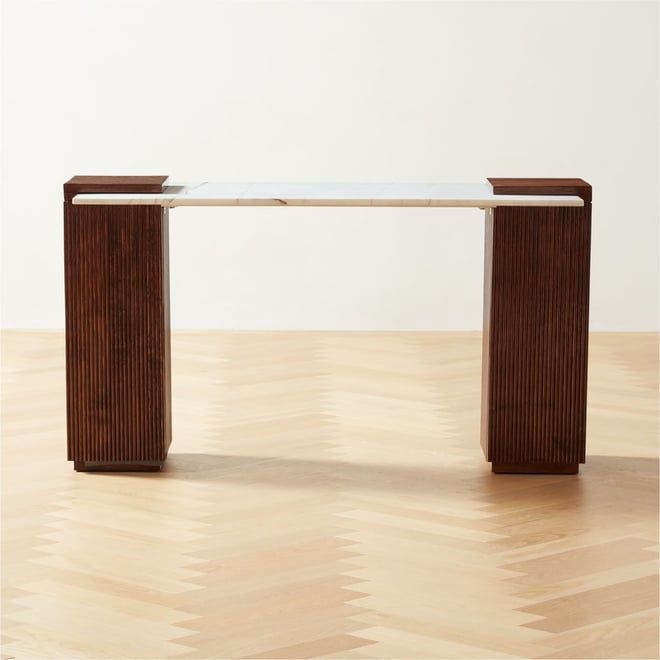 Marisa Burl Wood Desk 60