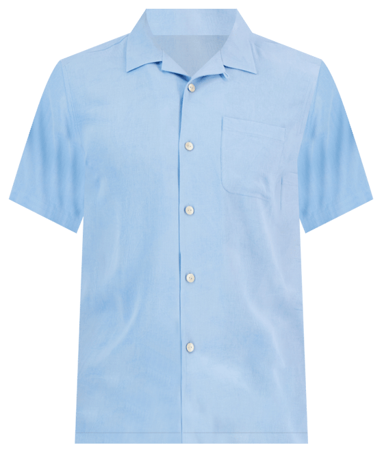 Men's Al Fresco Tropics Silk Short-Sleeve Shirt