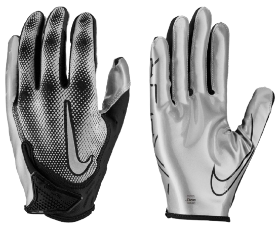 セール‼️NIKE VAPOR JET 1.0 GLOVE GRAY M Nike Adult Vapor Jet Metallic 7.0 Football Gloves | Dick's