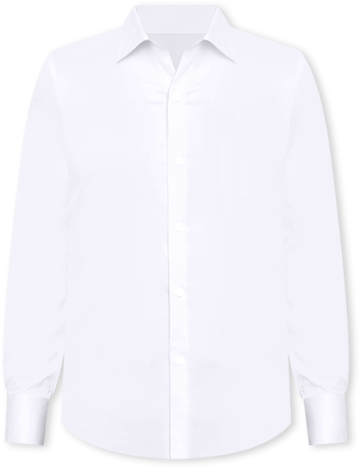 Men's Solid Performance Stretch Cooling Comfort Dress Shirt