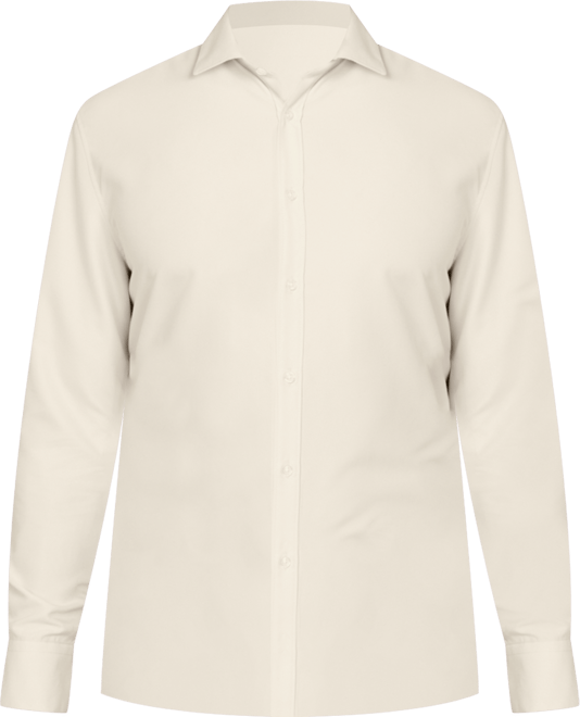 Men's Solid Performance Stretch Cooling Comfort Dress Shirt
