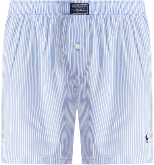 Men's Plaid Single-Button Fly Boxers