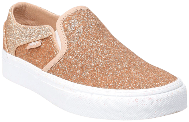 Womens glitter outlet vans shoes