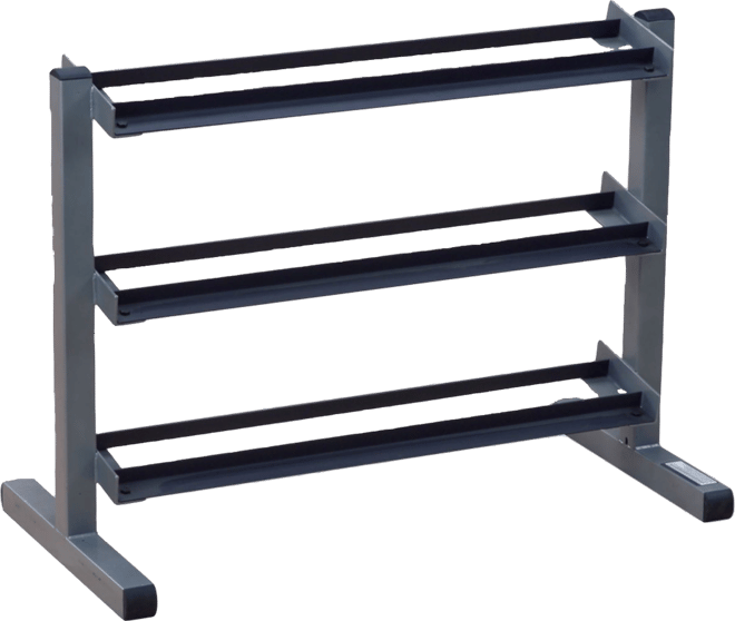 Body-Solid - Dumbell Rack, 3 tier Horizontal – Weight Room Equipment