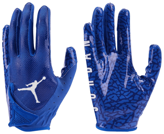 Nike Youth White/Black Shark Receiver Football Gloves, Size: Medium