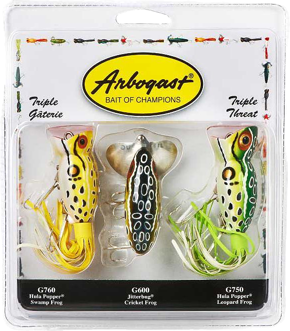 arbogast fishing lure col 3 in. Jitterbug, Black The legendary Arbogast Hula Popper is as deadly on bass Arbogast Jitterbug Bull Frog