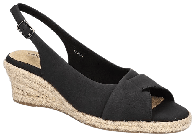 Easy Street Devlin Women's Espadrille Wedge Sandals