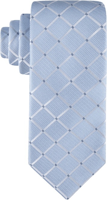 Men's Herringbone Grid Tie