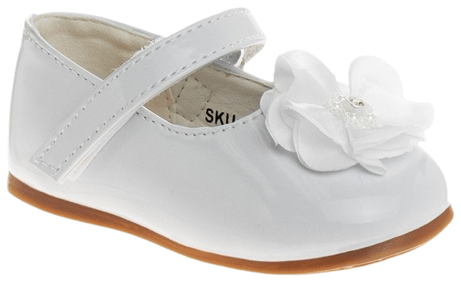 White dress shoes 2025 for baby girl