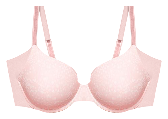 Warner No Side Effects Underwire Bra Size 40d Pink (731) Style Ra3471a for  sale online