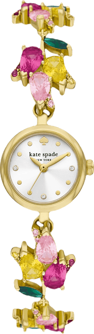 Women's Monroe Three Hand Quartz Gold-Tone Stainless Steel and Brass Watch 24mm