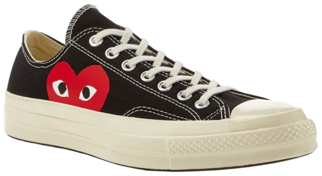Comme Des Garcons PLAY x Converse Unisex Chuck Taylor Lace Up Low Top Sneakers Bloomingdale s