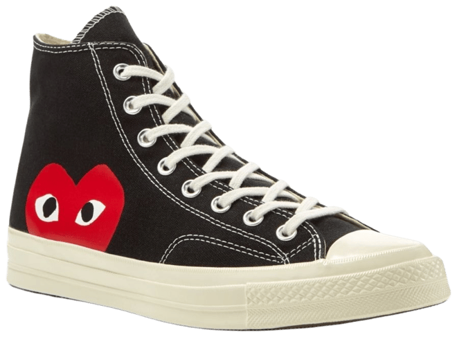 Comme Des Garcons PLAY Unisex Sneakers | Up Chuck High Taylor Converse Lace x Top Bloomingdale\'s