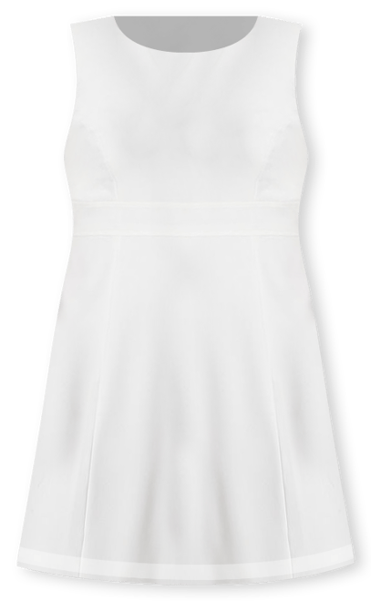 Black Label by Evan-Picone Womens Plus Crew Neck Sleeveless Fit + Flare  Dress, Color: Natural White - JCPenney