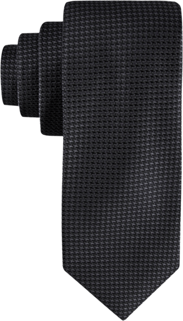 Men's Indigo Houndstooth Tie