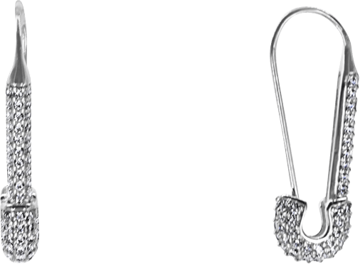 Eseosa Earring in White Gold- Plated Brass