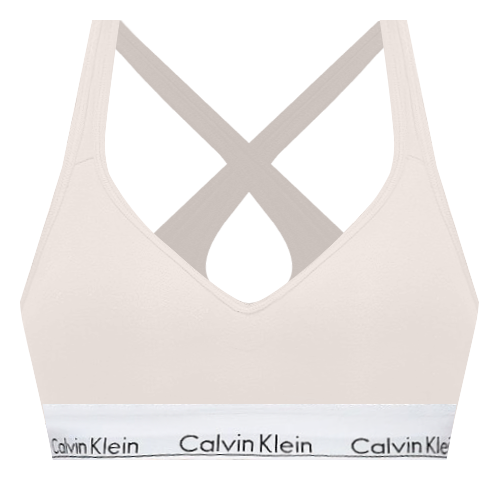 Calvin Klein Women's Modern Cotton Padded Bralette, Black, X-Small 