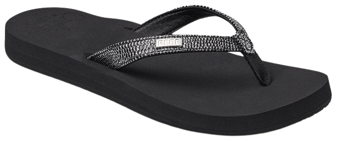 Reef women's star cushion best sale flip flops