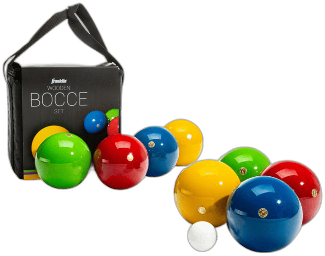 Franklin Sports Wooden 100mm Bocce Ball Set | Dick's Sporting Goods