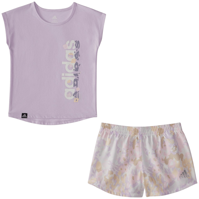 toddler girl adidas shorts