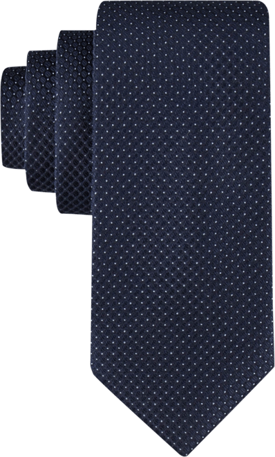 Men's Steel Micro-Dot Solid Tie