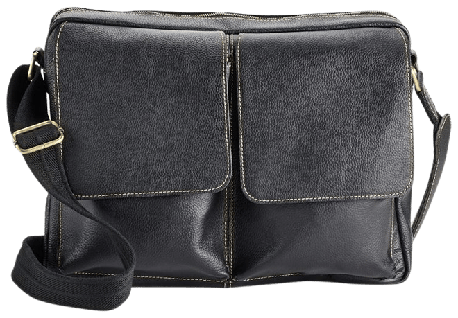 AmeriLeather Partner Leather Briefcase Bag