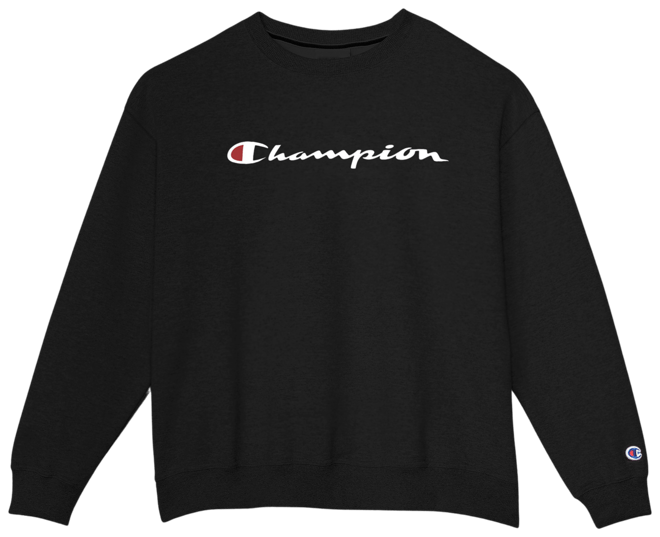 Classic T Shirt Script Logo Plus Size Champion