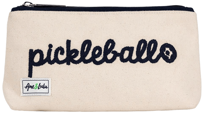 Ame & Lulu Brush It Off Cosmetic Pickleball Case