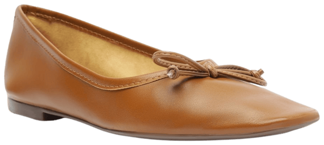 Arissa square discount toe ballet flat