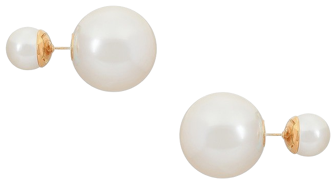 Double Pearl Earrings