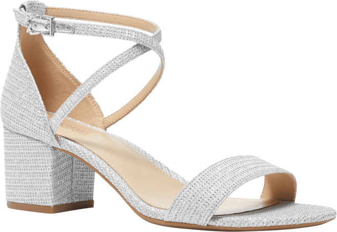 Michael kors silver shoes on sale macy's