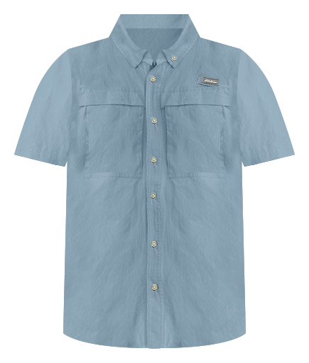  Eddie Bauer Men's Ripstop Guide Short-Sleeve Shirt, Lt