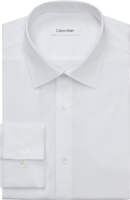 Men's Refined Cotton Stretch Slim Fit Dress Shirt