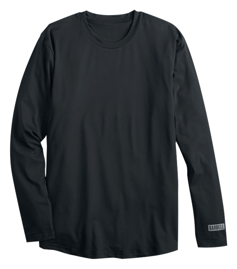Barbell Apparel Men's Athletic Fit Havok Long Sleeve Workout Shirt