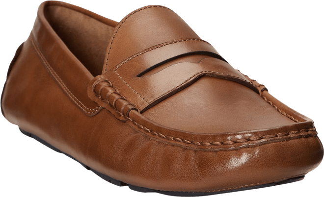 Polo Ralph Lauren Braygan leather loafers - Brown