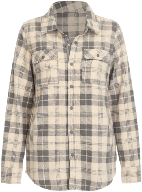 Women's Flannel Plaid Shirt