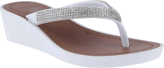 Capelli rhinestone hot sale flip flops