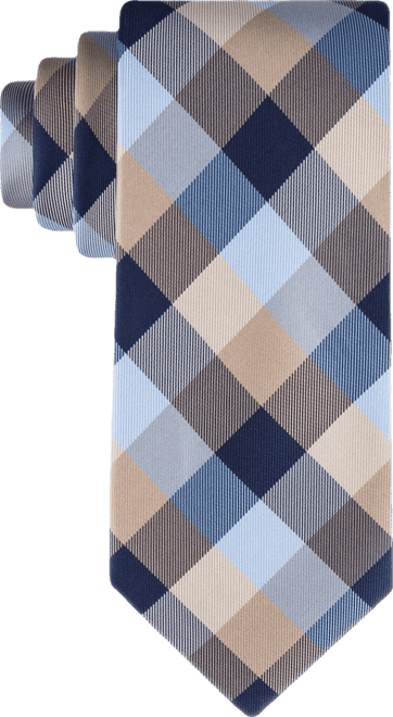 Men's Buffalo Plaid Tartan Tie